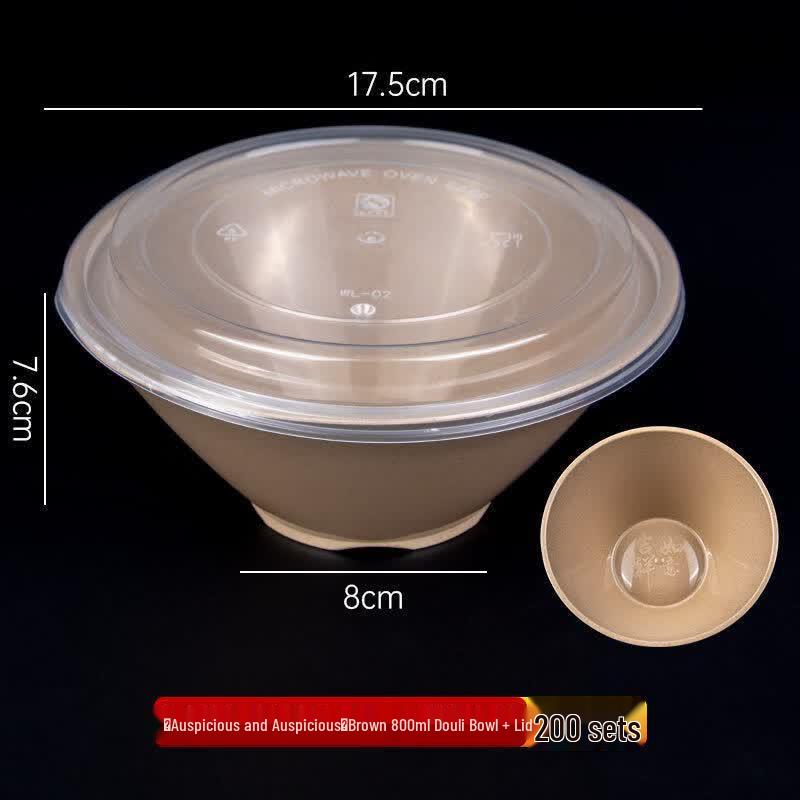 Qiwei Large Disposable Rice Husk Bowl