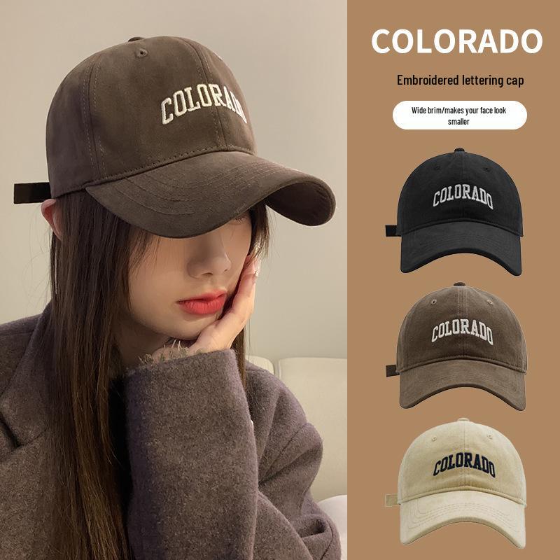 Riya Korean Style Unisex Large Baseball Cap - Autumn/Winter Duckbill Hat