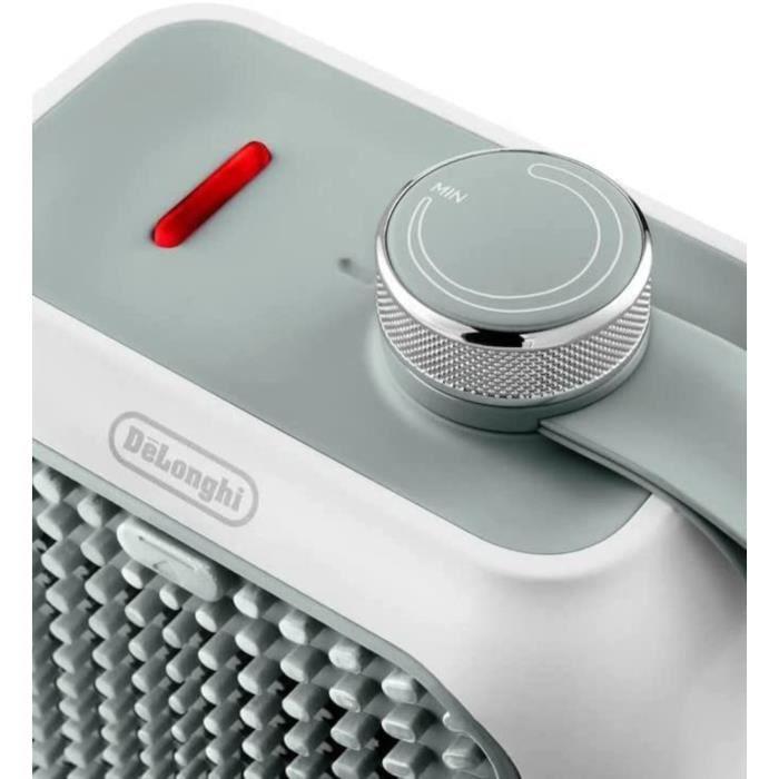 Radiateur Soufflant Céramique - DELONGHI - HFX10B03.GR - Vert - Electrique - Vertical