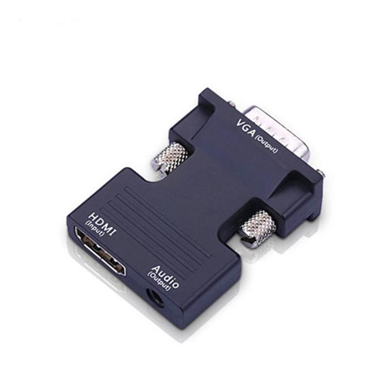 High-Definition HDMI To VGA Video Converter with Audio Cable