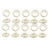 10 Pcs Table Number Holders Heart Shape Wire Place Card Photo Clip Stand Table Card Holder for Restaurant Office