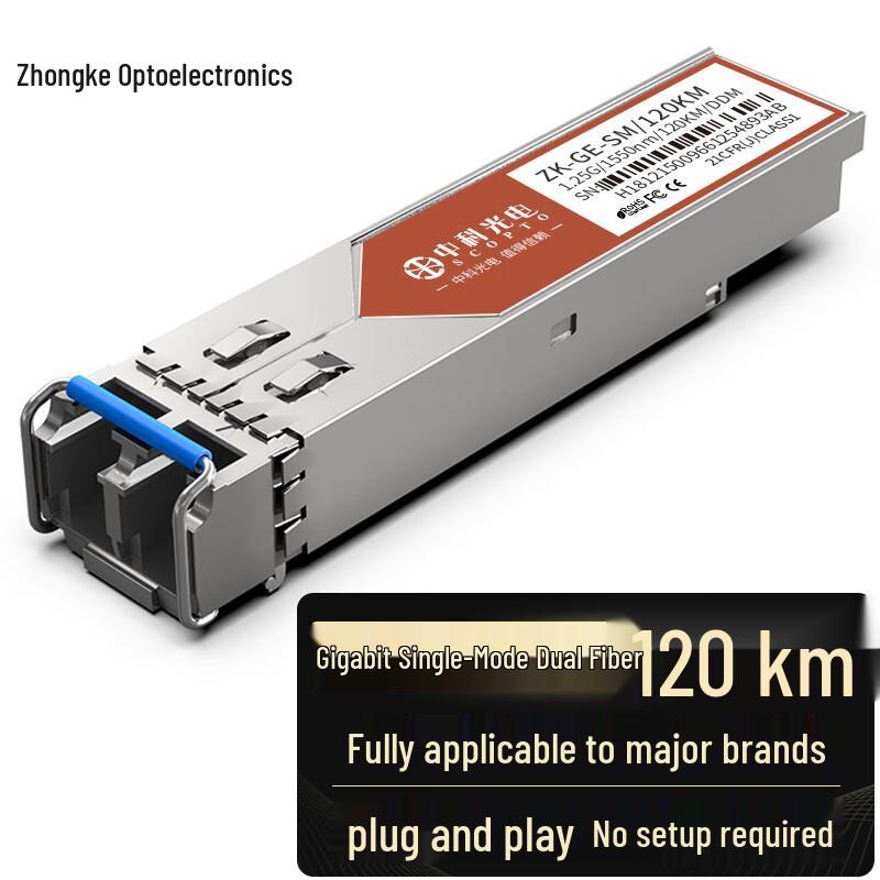 

ZKOE 1.25G Gigabit SFP Optical Fiber Module