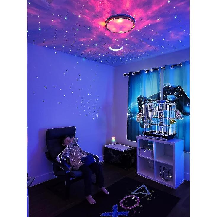 Galaxy Projector,Night Light Star Projector with Bluetooth Speaker, Remot Control LED Nebula Cloud Gift for Kids Room Bedroom Decor, Accompany,Night