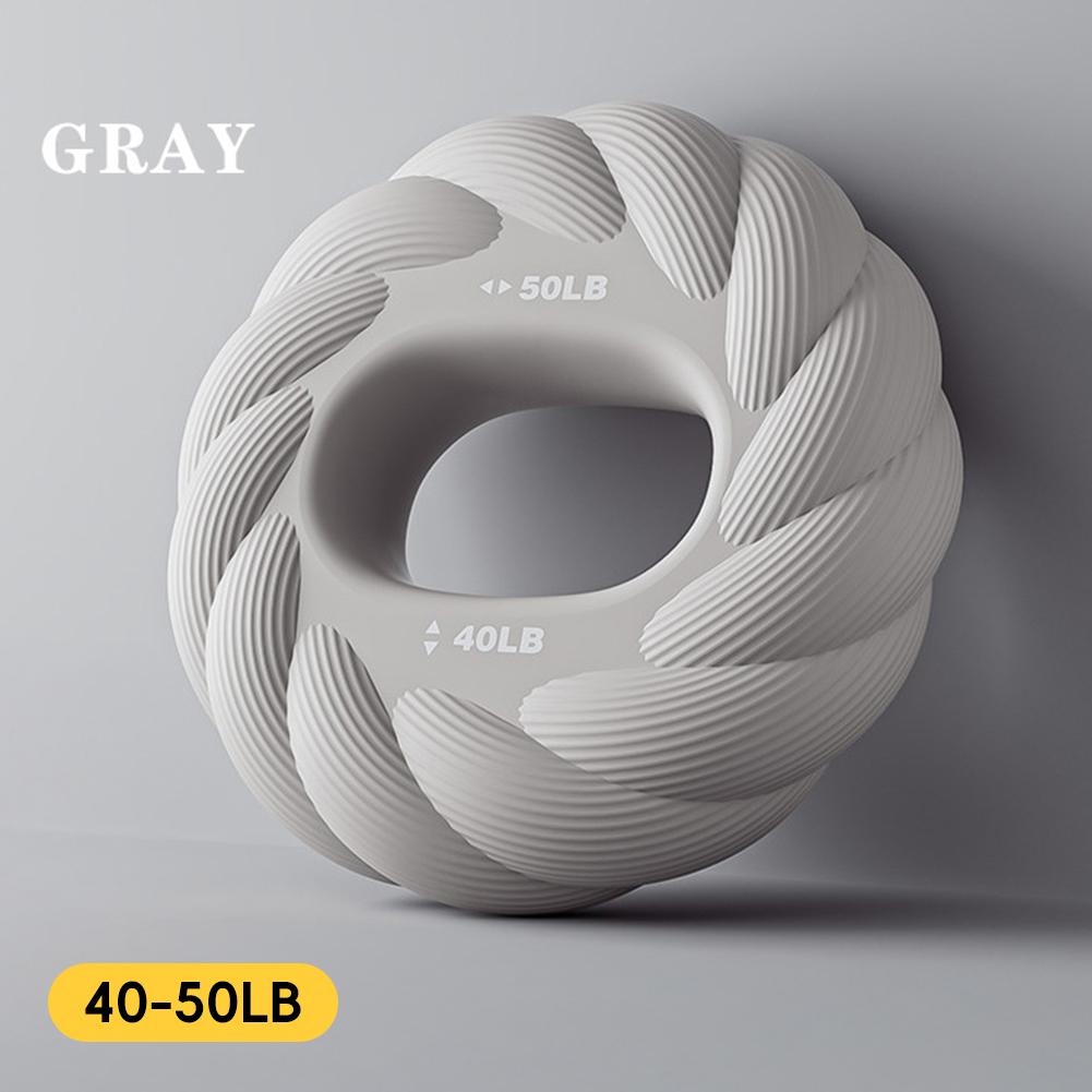 

1 шт. 20-50 фунтов Двойной силы Силиконовый эспандер для рук Вес для упражнений Реабилитационная тренировка Кольцо для силы хвата 40-50LB