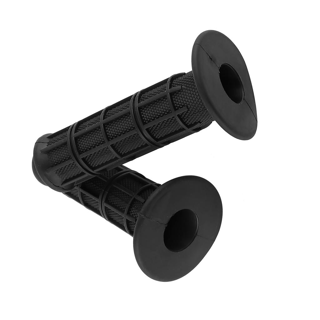 1 Pair of 22 25mm 7 8  Universal Silicone Motorcycle Handlebars Hand Grips New Black