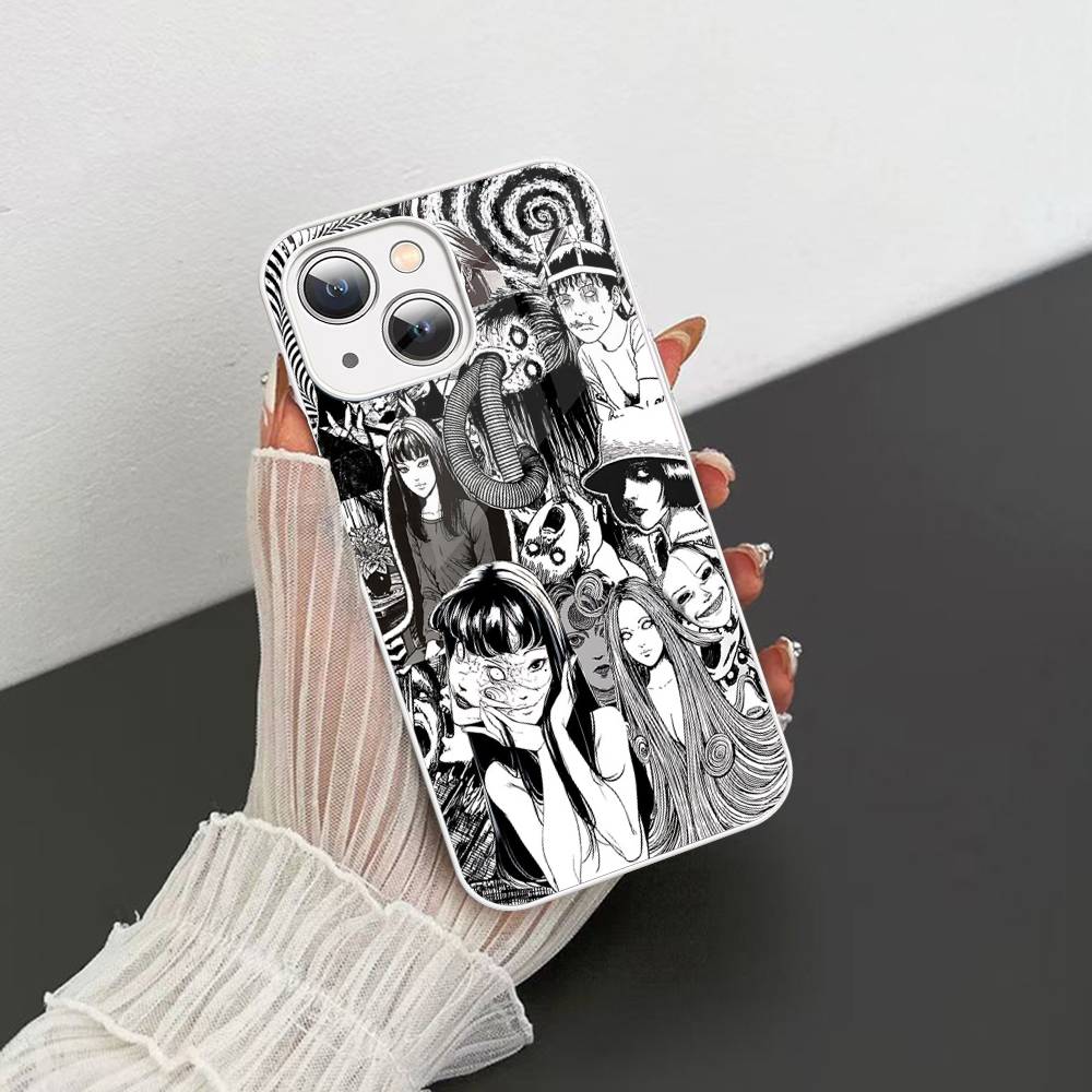 Horror Comic Tomie Tempered Glass For Iphone 14 13 12 11 Pro Mini XS MAX 14Plus X XS XR Cover