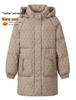Women's Winter Down Jacket - 90% White Duck Down, Thickened Warm Coat for Middle-Aged and Elderly.