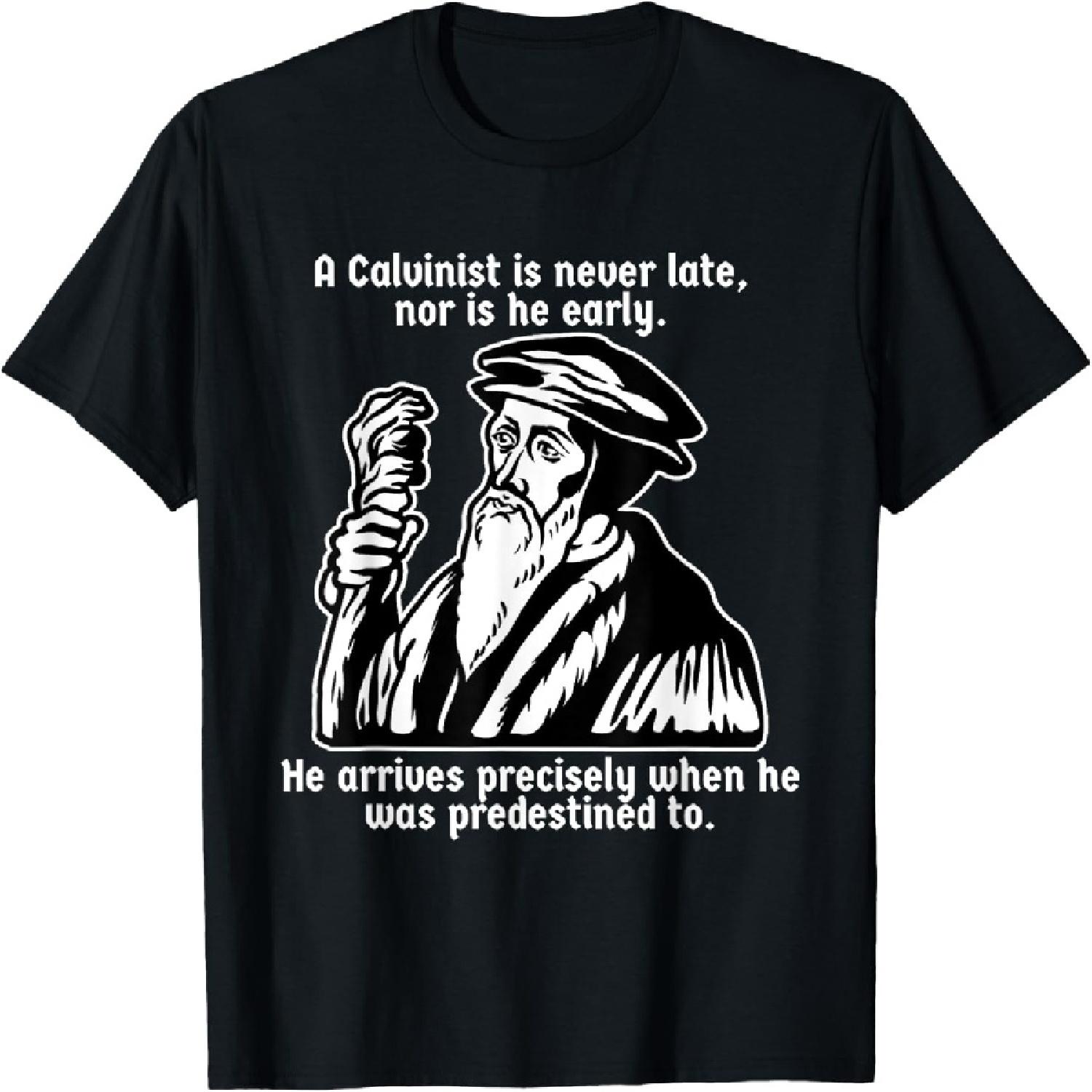 

Funny Calvinist Wizard T-Shirt XXXXXL