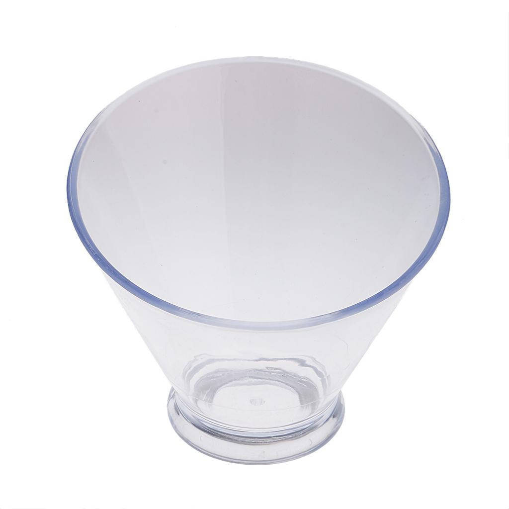 Clear Acrylic Bowl Dishes Fruit Salad Kitchen Tools Glass Cup Tray 15CM
