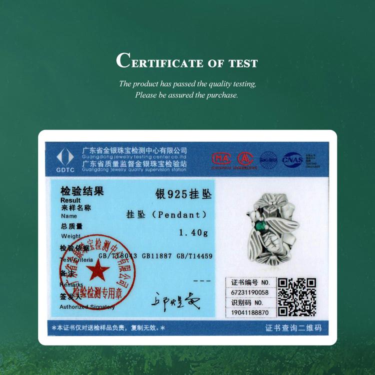 WOSTU 925 Sterlingsølv Lucky Firkløver Ladybug Charms Bee Beads Passer originalt armbånd DIY