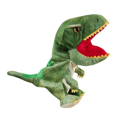 LEDMOMO Dinosaurier Handpuppe, Handspielzeugpuppe, Tyrannosaurus Rex Plüschtier, Perfekt für Rollenspiele