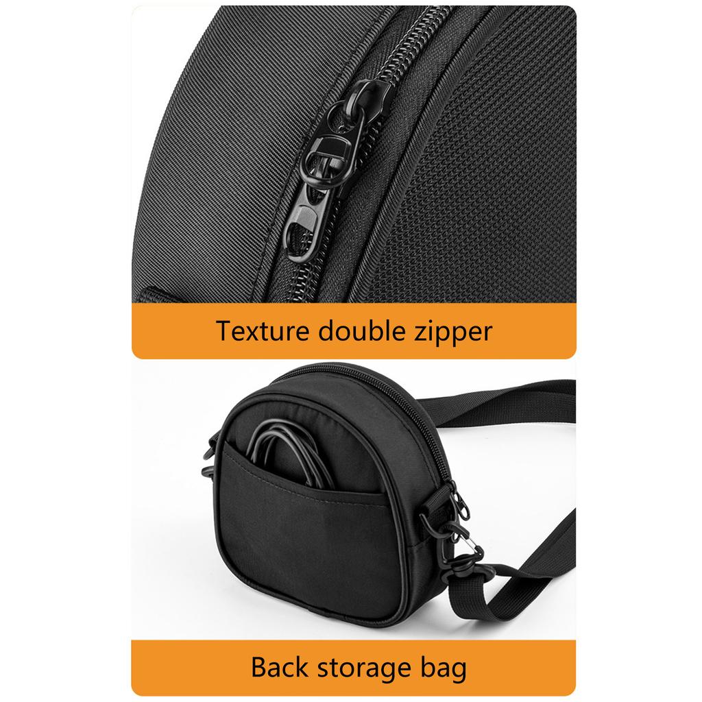 Speaker Mesh Storage Bag Protective Carry Case with Shoulder Strap for Beosound A1 2nd Gen Easy Transportation Solution