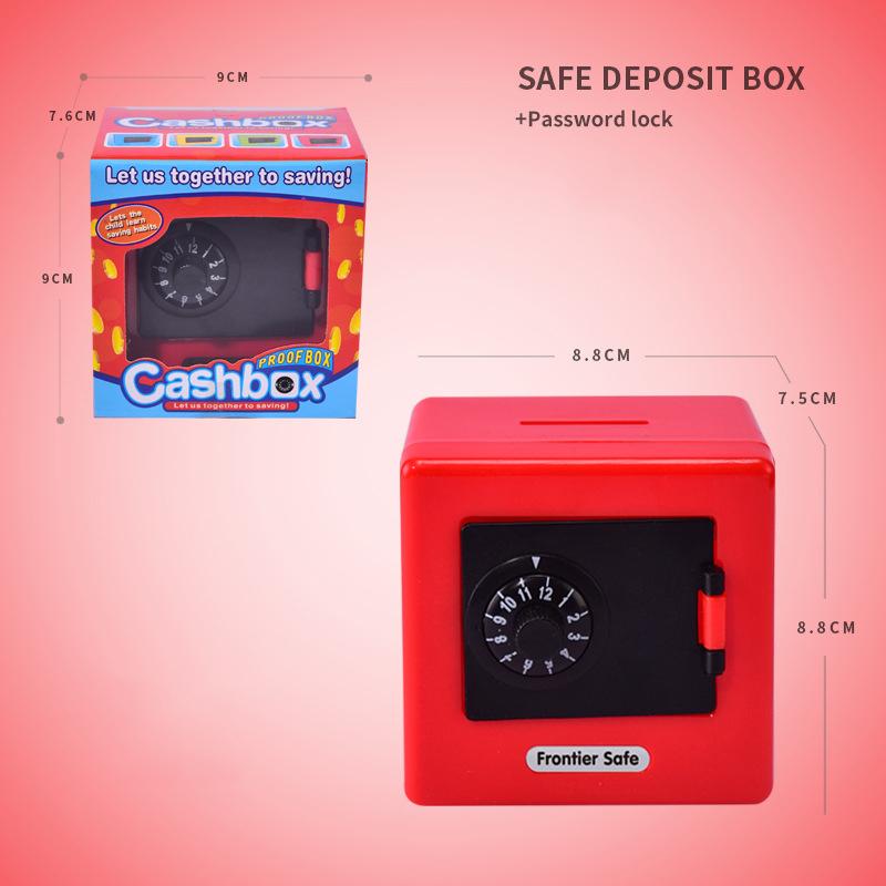 

Копилка для монет Детский подарок Наличные Свинья Депозитный сейф Копилка для монет Наличные Сбережения Большое пространство Сейф Копилки для монет Наличных Для мальчиков Девочек красный