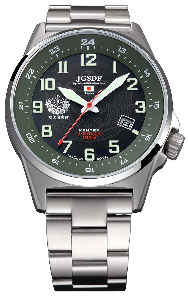 KENTEX JSDF Solar Waterproof Men's Watch S715M Green