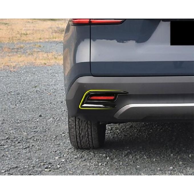 For 2025Toyota Grand Highlander Accessories Rear Fog Light Cover Protector Black