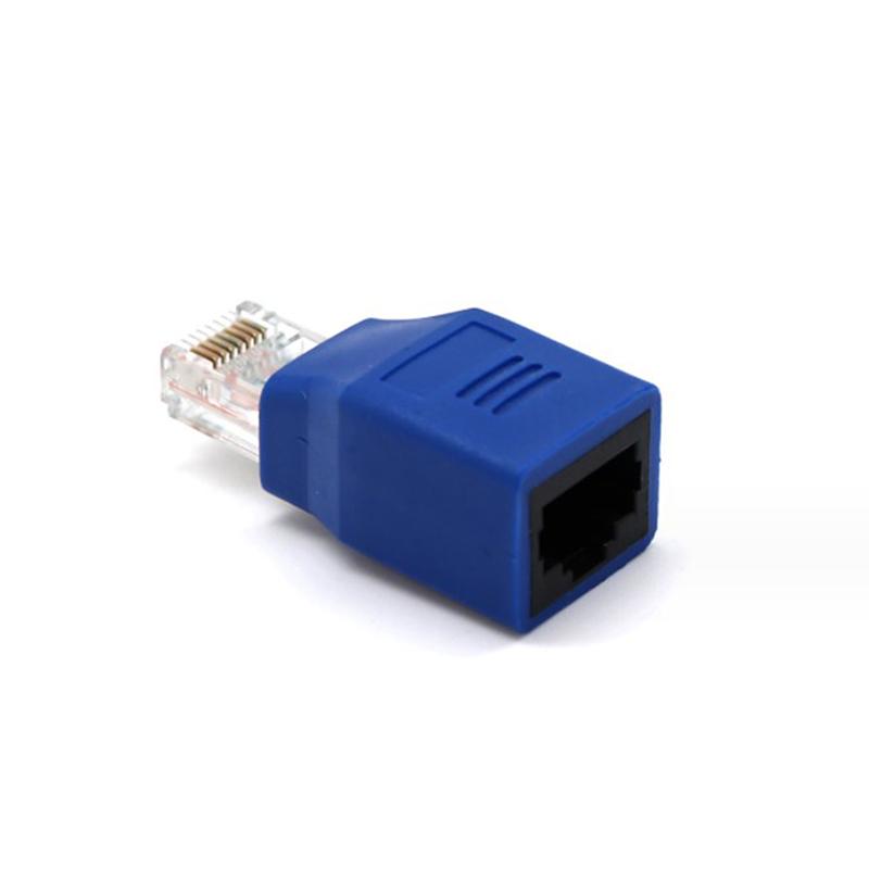 

Rj45 M/F кроссоверный адаптер папа-мама кросс-адаптер Ethernet-кабеля Df красный