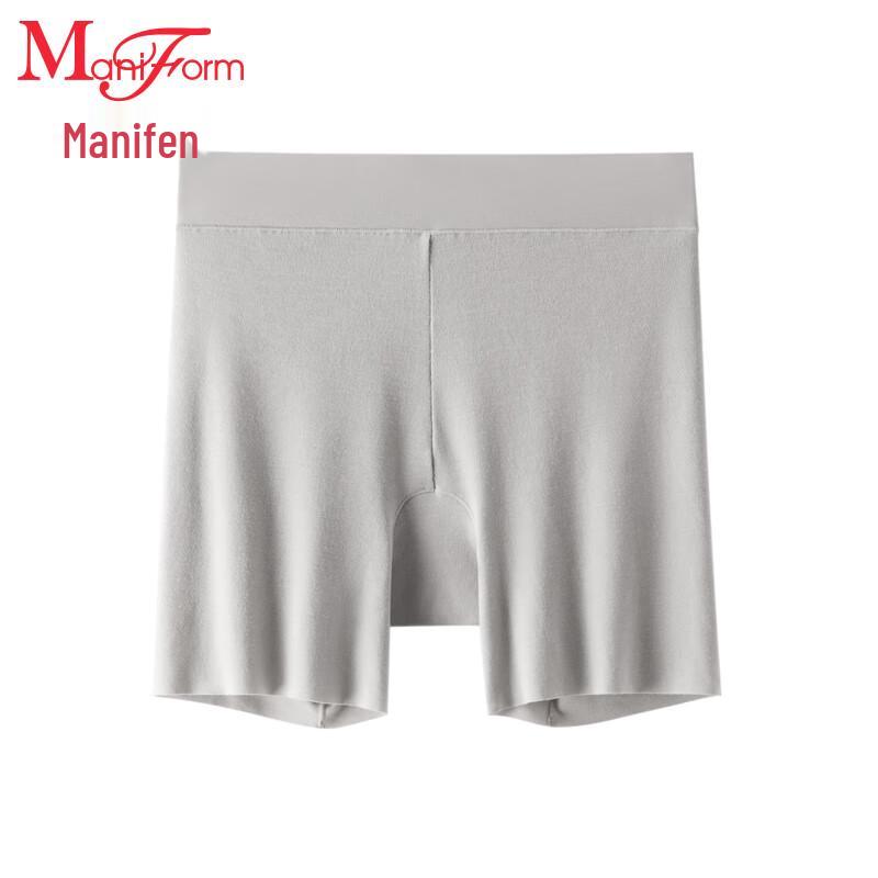 Maniform Women's Seamless Mid-Rise Lace Anti-Chafing Shorts