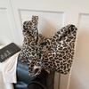 Spring messenger bag casual simple trend leopard print shoulder bag student canvas shopping bag