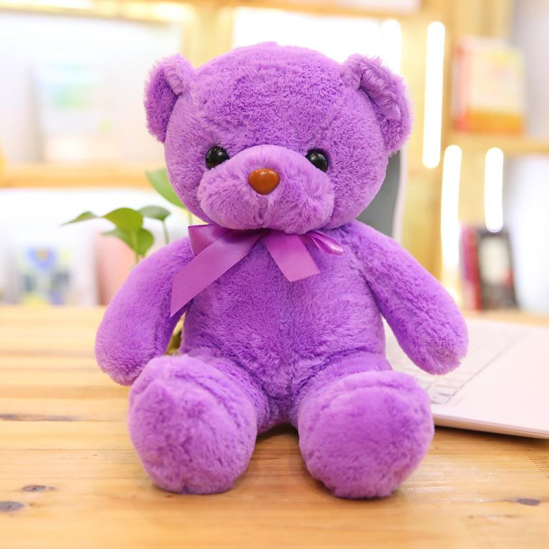Cute Teddy Bear Hug Bear Doll Bear Doll Colored Bear Plush Toy Birthday Gift Grabbing Doll