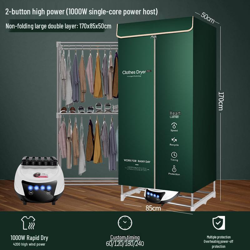 Foldable Household & Dormitory Underwear and Baby Dryer Cabinet & Rack