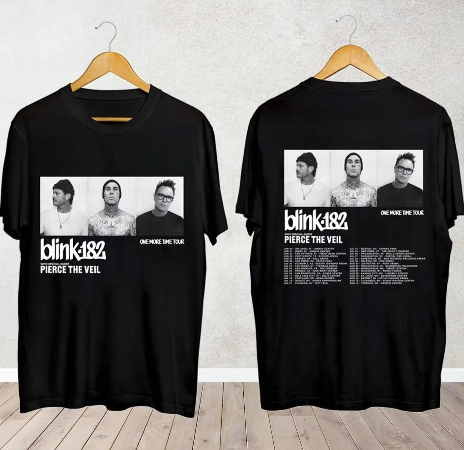Blink 182 One More Time 2026 Tour Shirt Blink 182 Band Fan Shirt S
