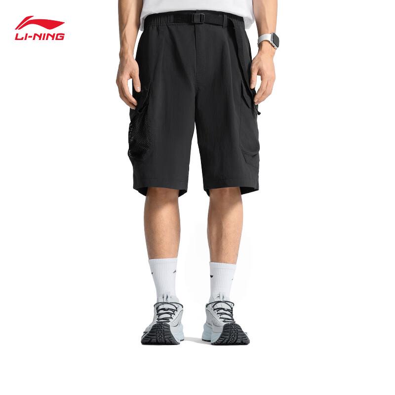 Li-Ning Men s Quick-Dry Cargo Shorts L