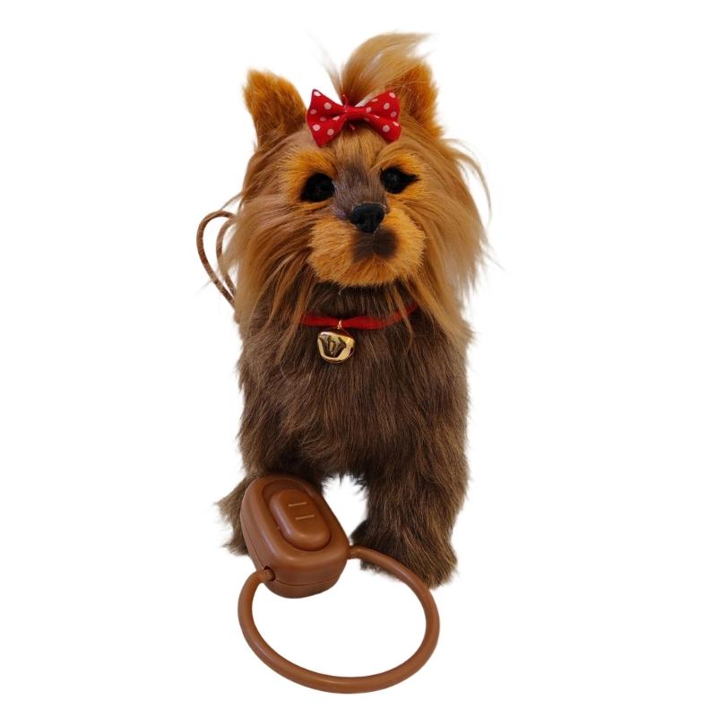 Electric Plush Dog Toy Sing Walk Respond Touch Walking Singing Electric Dog Toy for Interactive Fun Children Pet Lover