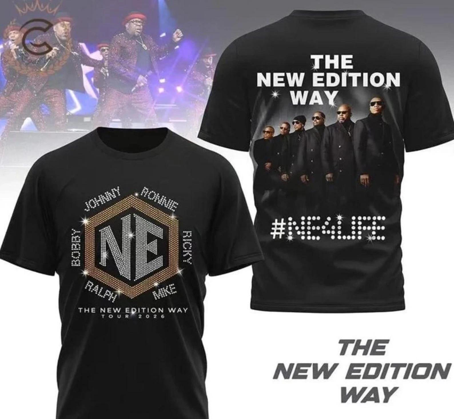 

The New Edition Way Tour 2026 T-T-Shirt, NE T-Shirt, R&B Music Fans 2XL