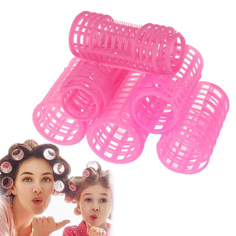 12Pcs/Set Heatless Hair Curler Rollers S/M/L Grip Clips Lazy Curlers Hairdressing Diy Hair Styling Tool For Women
