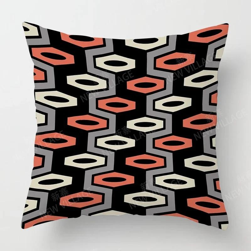 Nordic Fall Home Decor Autumn Throw Pillow Case Sofa Cushion Cover Modern   Geometry