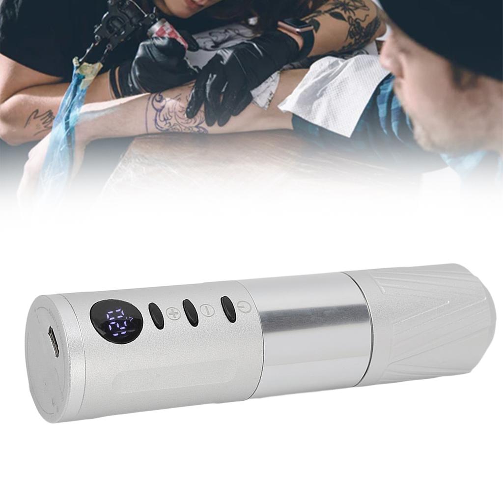 Wireless Tattoo NaMachine Battery Pen 1450mAh LED Screen   Tattoo Cartridges Pen for Liner Shader