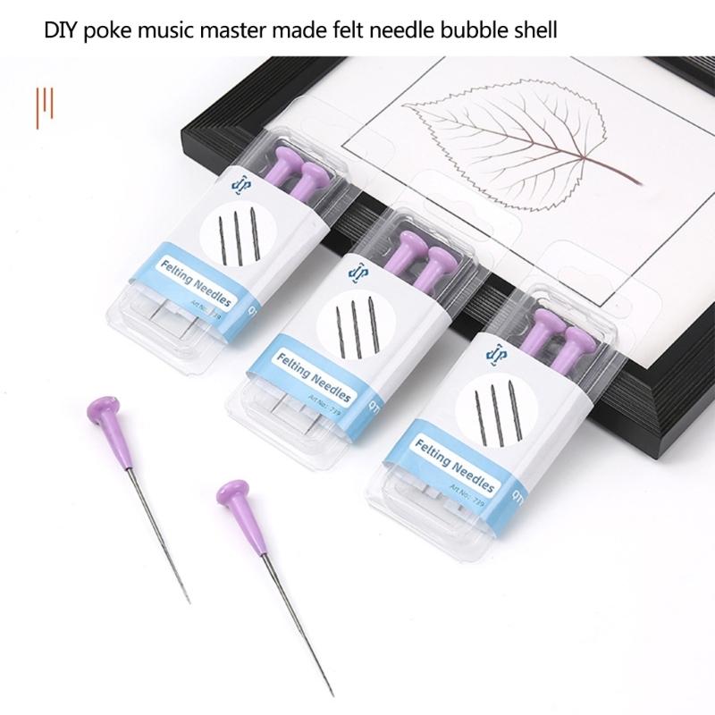 6Pcs Felting Needle Wool Felting Needle with Comfortable Grip for Beginner Professional