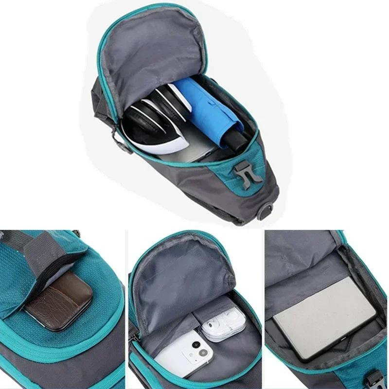 Travel Sports Running Cycling Daypack Men Sling Backpack Chest Crossbody Gym Bags Waterproof Lightweight Chest Bag Shoulder Bag