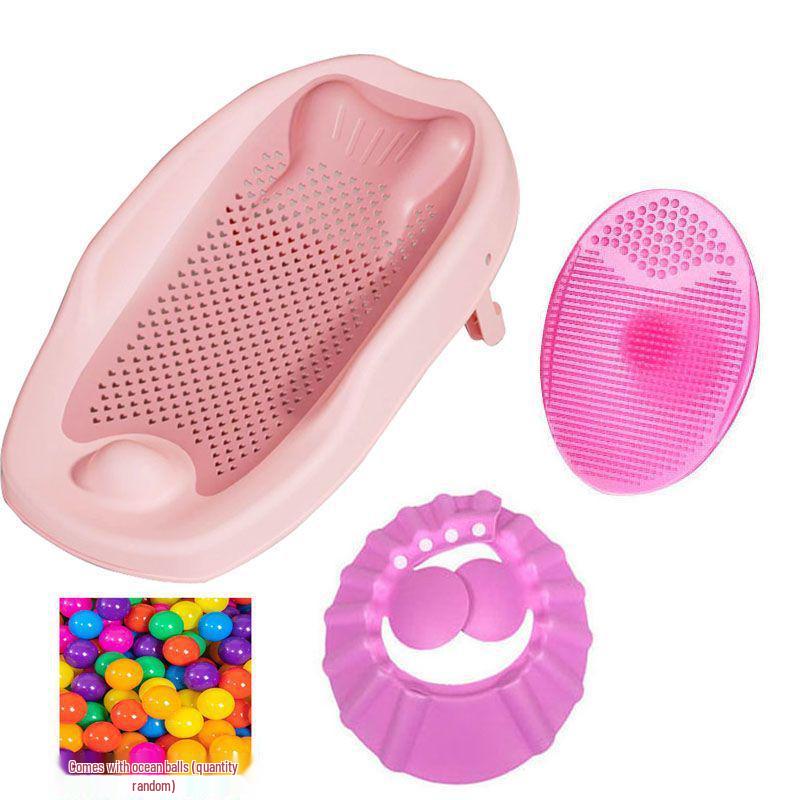 Newborn Reclining Baby Bath Net - Shower Seat with Mesh Fabric