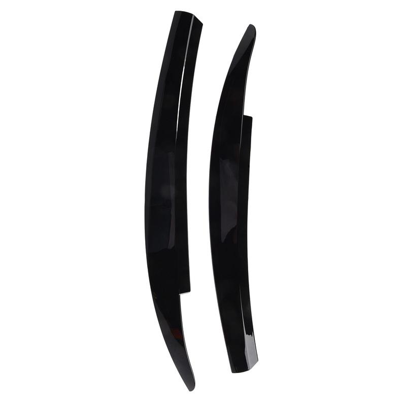 Headlight Eyelid Enhance Your Car\'s Look with Car Headlight Eyebrow Eyelid Cover Trim for Scirocco 2009 2017 2Pcs