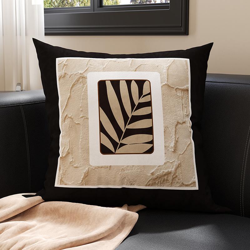 Copricuscini decorativi stile francese 45x45cm con imbottitura, Cuscini decorativi in misto lino per divano, letto, soggiorno
