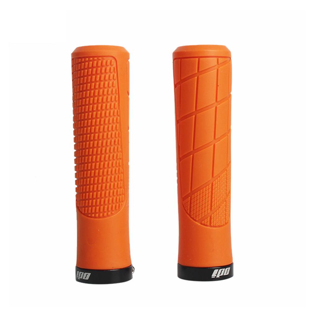 1 Pair OG10 Mountain Bike Rubber Handlebar Grips Locking Anti-slip Shock Absorber Handlebars Accessories