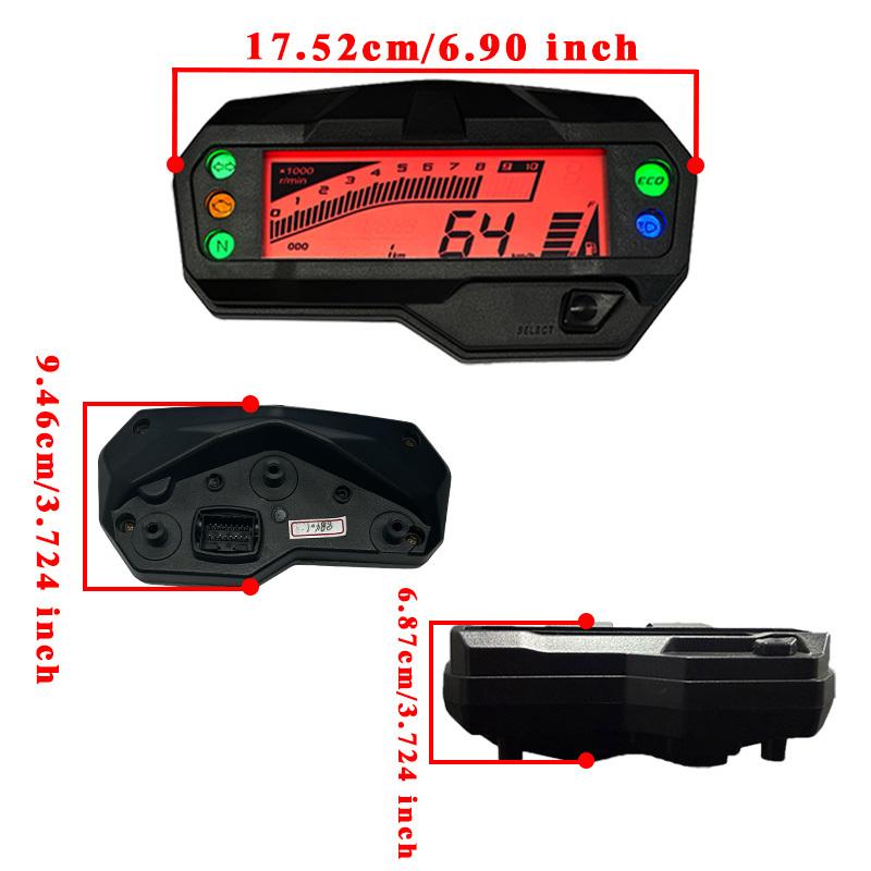 Accessoires Moto Numériques LCD d'Origine Compteur de Vitesse Kilométrage Compte-tours Tableau de Bord pour Yamaha FZ FI Fzs Fz s 150 2.0 V2
