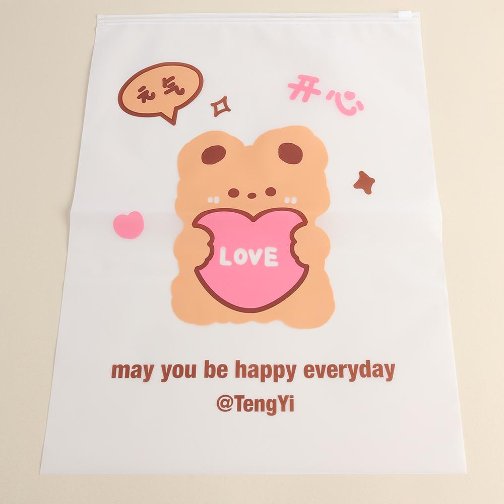 2 Stück Aufbewahrungstasche für Kleidung mit Cartoon-Bären-Motiv