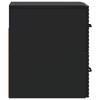 Wall Mounted Nightstand Black 34.5 x 33 x 40 cm