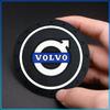 Auto Logo Car Waterproof Pads Water Cup Slot Anti-Skid Pads Parts For Volvo XC60 XC90 S60 S80 S40 V40 V60 V70 V50 XC70