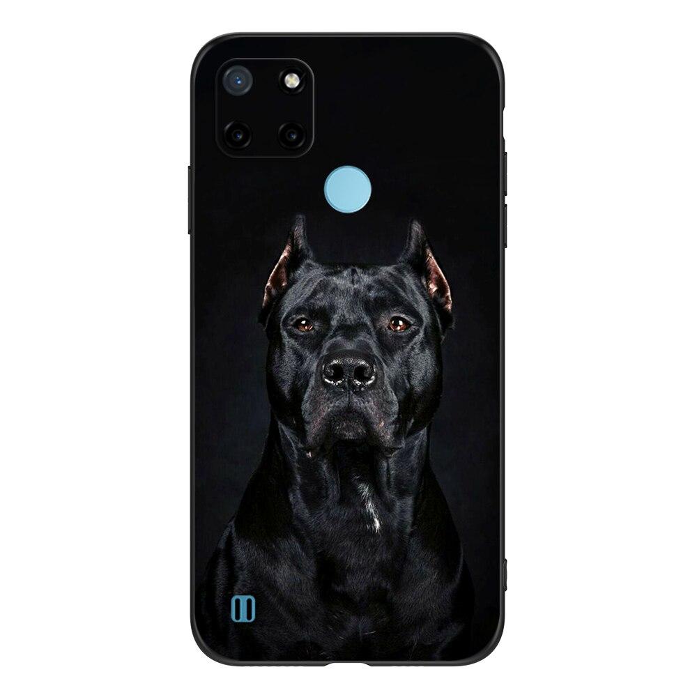 For Realme C21Y C25Y Case For OPPO Realme C21Y C25Y 4G Soft Case RMX3261 Coque 6.5inch Black Tpu Case Lion Wolf Tiger Dragon