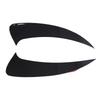 2 Pcs Rear Bumper Spoiler Air Vent Cover Glossy Black Lower Air Vent Cover Trim Frame Replacement