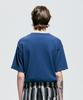 SSY Jacquard Knit Short Sleeve T-Shirt Blue
