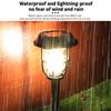 3 Modes Warm Solar Wall Lamp Outdoor Garden Courtyard Waterproof Decoration Street Light Human Body Induction Warm Light Lantern