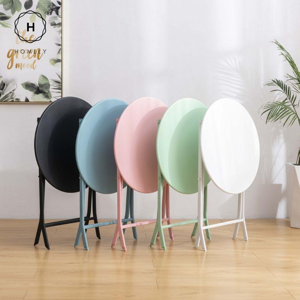 Homlly Ostoo Folding Outdoor Patio Balcony Table and Chairs (2PCS)