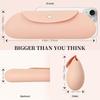Silicone Makeup Brush Organizer Pouch, Dustproof Cosmetic Tool Storage Bag, Portable Travel Makeup Clutch