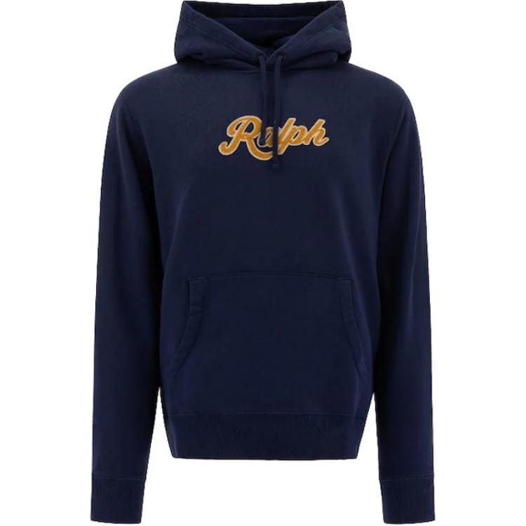 

Polo Ralph Lauren Толстовка мужская с капюшоном, приталенного кроя, с принтом букв, с длинным рукавом, темно-синяя 710952102-001 M