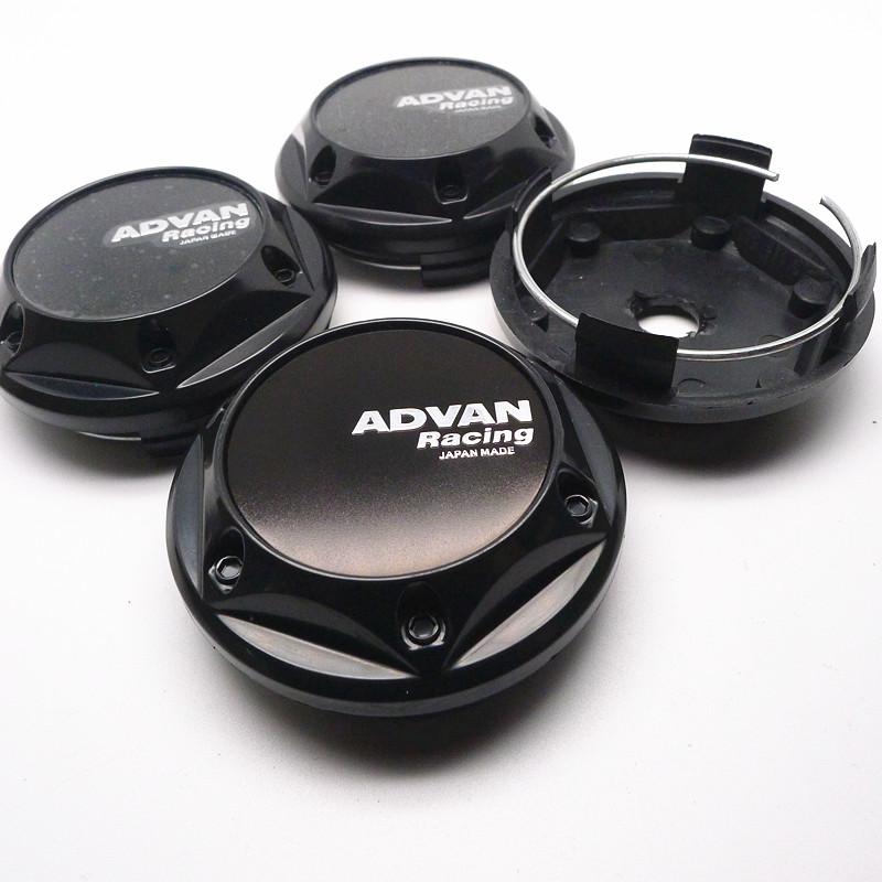 

4pcs 68mm 62mm For ADVAN RACING Wheel Hubcaps Center Cap Car Rims Replace Dust-proof Cover Auto Styling Accessories