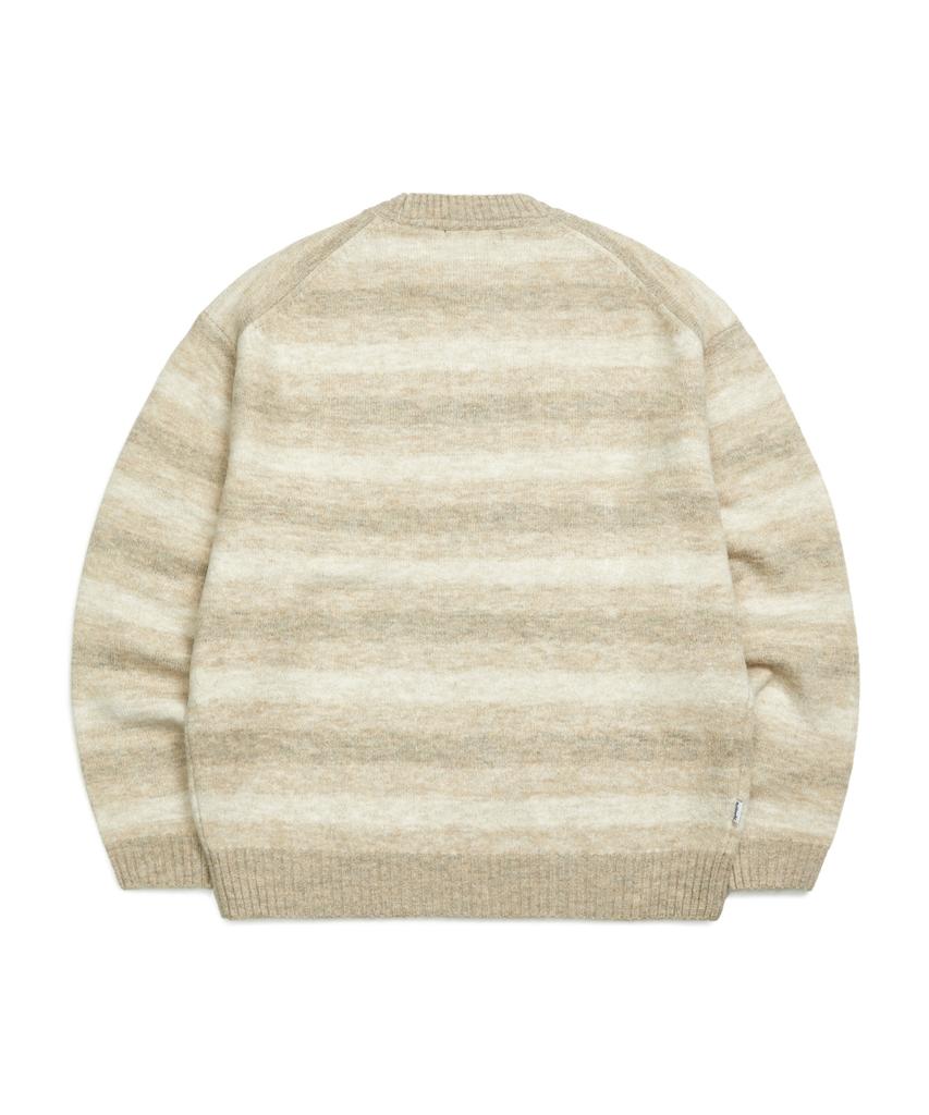 MARK GONZALES Angel Stripe Knit - Beige